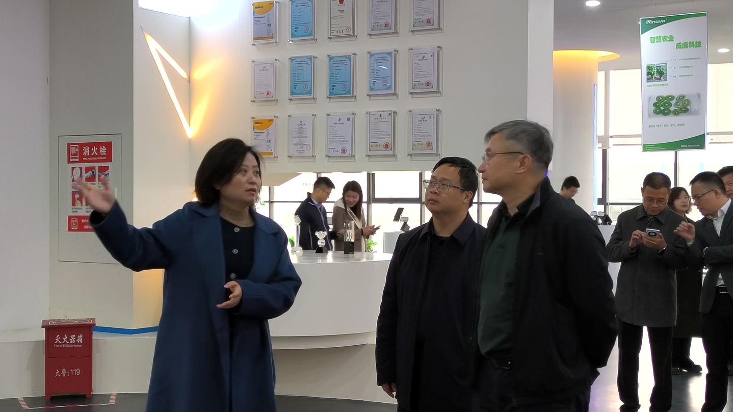 2023年11月13日，廣州市政府副秘書長(zhǎng)高裕躍一行到成威科技調(diào)研